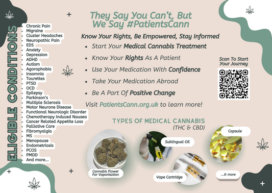PatientsCann UK A6 Leaflet